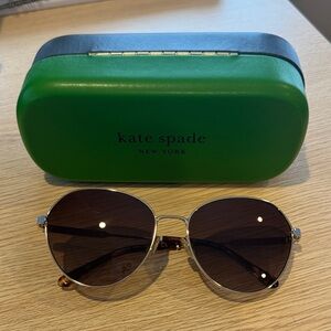 Kate Spade Silver & Blue Octavia Sunglasses